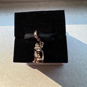 Pandora Siamese Cat Dangle Charm